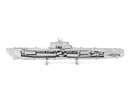 Metallbausatz boot german - 3d, u-boot