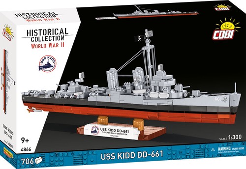 Cobi 4866 uss kidd 661 - cobi,