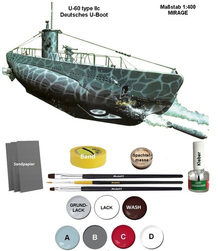 Model deutsches boot u - u-boot, u-60